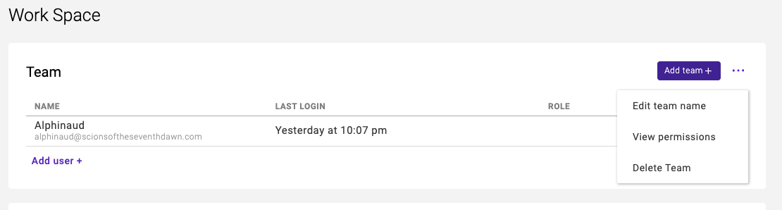 Adding New Team Members and Permissions — illustration