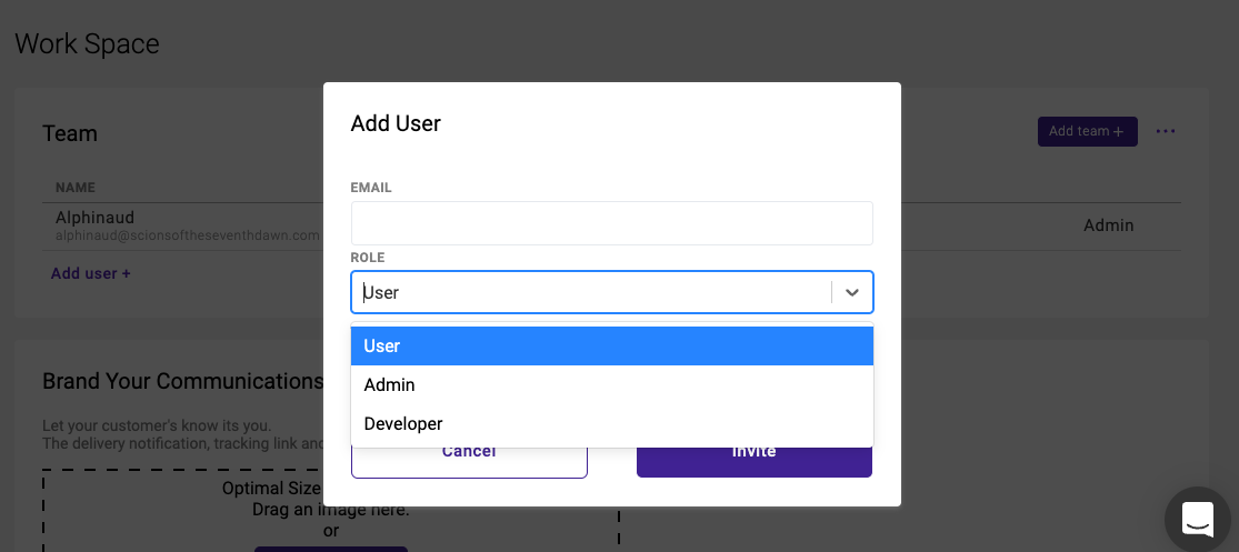 Adding New Team Members and Permissions — illustration